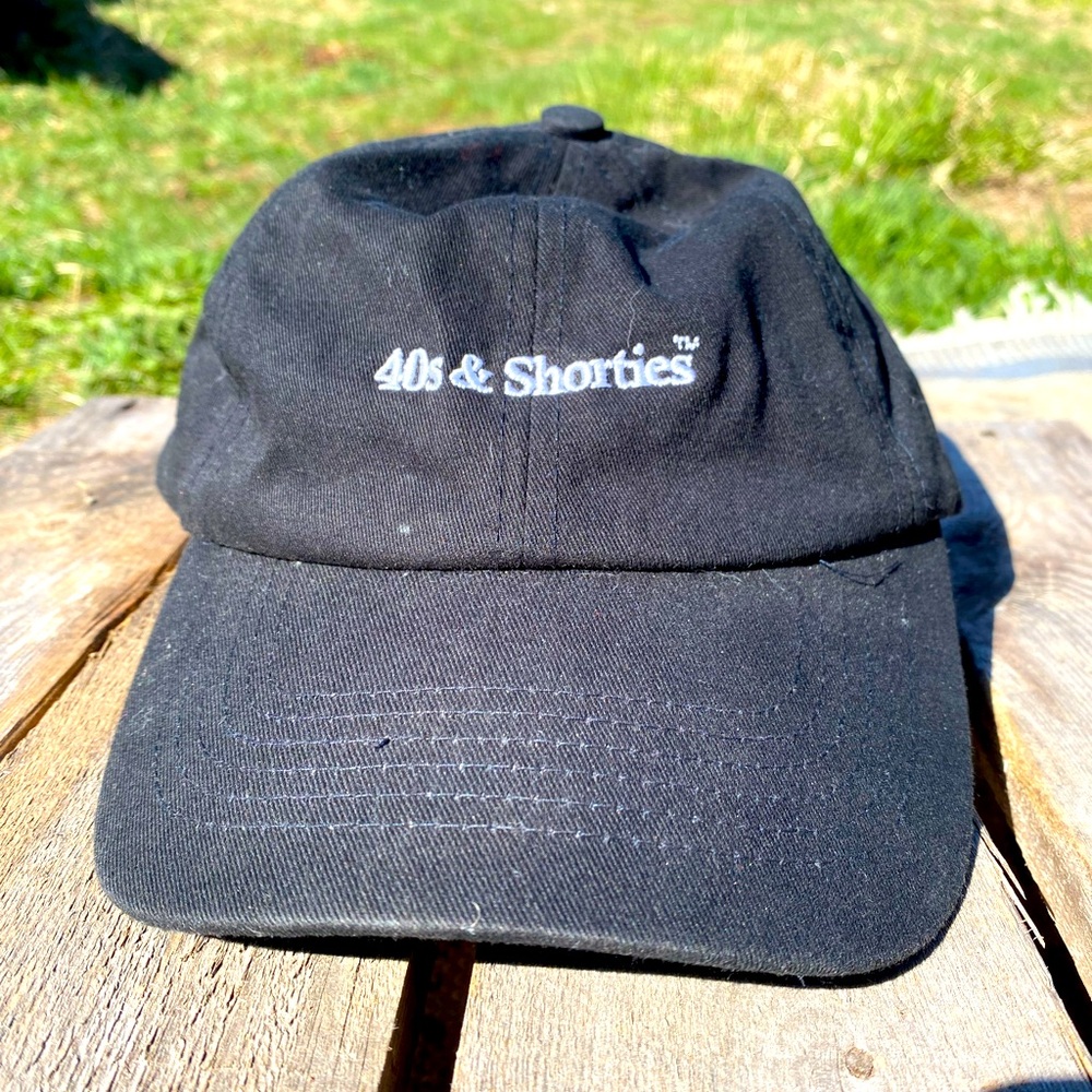 40'S & SHORTIES BLACK DAD HAT
